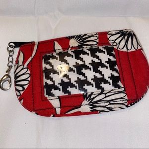 Vera Bradley Deco Daisy Coin ID Wallet